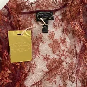 Robe De Soirée AGENT PROVOCATEUR INKA - Taille L - Rouge & Or - Neuve Avec étiquette (Rare)